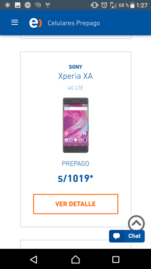 Vendo celular Sony Xperia XA en muy buenas condiciones