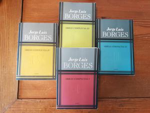 Obras completas Jorge Luis Borges 4 tomos sin uso dos