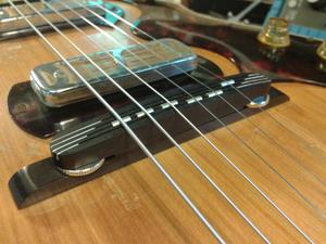 Puente Para Hofner Guitarra 6 Cuerdas Rosewood Archtop Nuevo