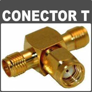 Conector T Splitter o divisor, para colocar 2 Antenas Wifi a
