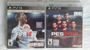 Fifa18 Y Pes para Ps3