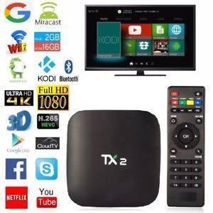 VENDO SMART ANDROID PORTATIL Tanix TX2 4K UHD Android TV BOX