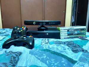 Xbox 360 + Kinect + 2 Mandos + 6 Juegos