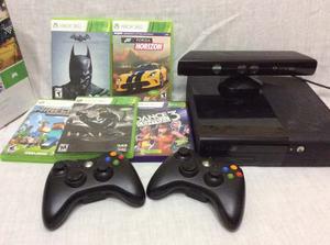 Xbox gb Con Cámara Kinect Y 5 Juegos