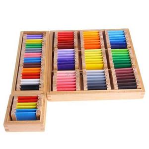 Cajas De Colores Montessori 1-2-3