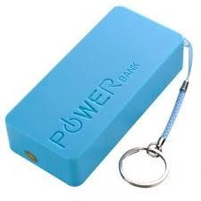 Cargador portatil Power Bank mah Celeste