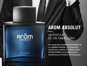 Perfume Arom Absolut azul unique para varon 100orignal