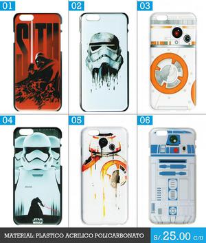 Case Star Wars plástico acrílico para Iphone 6 y 6S con