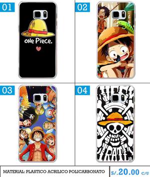 Case funda Plastico acrilico anime One Piece para Samsung