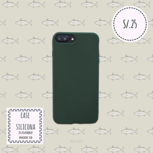 Case silicona verde Iphone 7/8