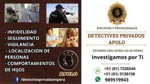 DETECTIVES APOLO PRIVADOS INVESTIGADORES