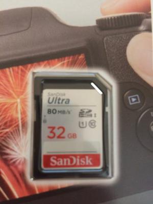 Tarjeta Sd Uhs Sandisk De 32gb