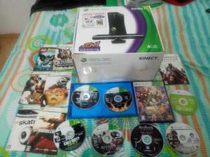 Xbox Poco Uso + 8 Juegos Originales
