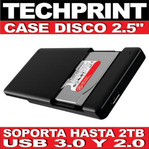Case Negro Enclosure 2.5 Sata A Usb 3.0 Disco Laptop Y Disco