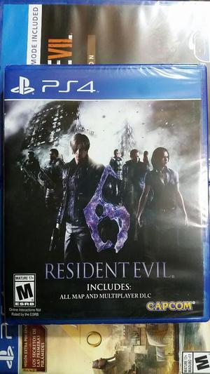 Resident Evil 6 Ps4 Nuevo Sellado Stock