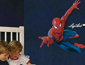 Vinilo Pegatina Spiderman Gigante 3d,dec