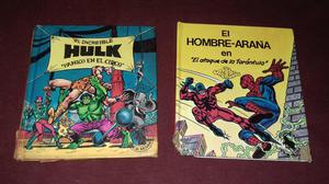 Spiderman, Hulk historiestas retro vintage
