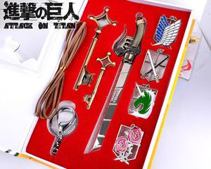 box 5 weapons and embleme shingeky no kyojin