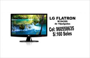 VENDO Monitor LCD LG FLATRON WSS de 19pulgadas