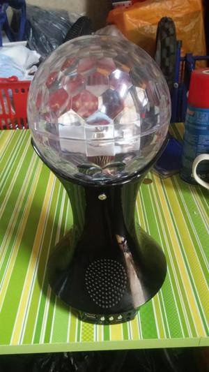 Bola de cristal adorno copa de luces sicodélica