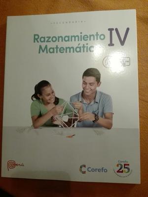 Libro de Matemáticas Iv Secund.corefo