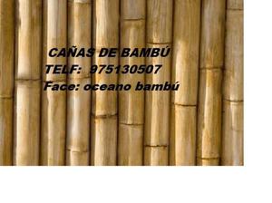 Vendo caña de bambú