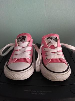 Zapatillas converse rosadas talla 19