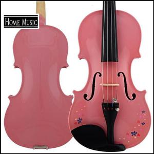 Hermoso Violin 4/4 Rosado Importado Unico Exclusivo