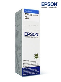 Botella De Tinta Epson 673 (t), Color Cian, Contenido