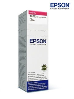 Botella De Tinta Epson 673 (t), Color Magenta, Conteni
