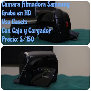 Camara Filmadora Samsung Hd Usa Casets