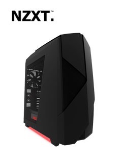 Case Nzxt Noctis 450, Atx, Mid Tower, Negro/rojo, Usb 3.0, A
