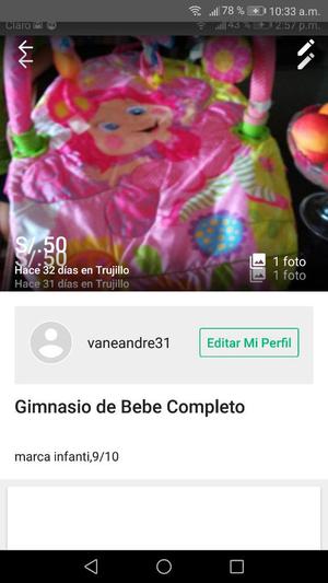 Gimnasio de Bebe Completo