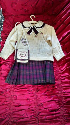 Vestido de Niña Marca Arakawa Talla 4