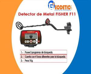 DETECTOR DE METAL MARCA FISHER MODELO F11