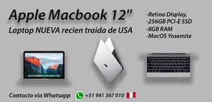 Macbook 12 Retina Display 256gb