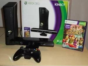 Ocasion Xbox 360 Slim Flasheado + Kinet + 60 Juegos