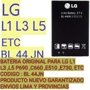 Bateria Lg L1 L2 L3 P690 C660 E510 Etc