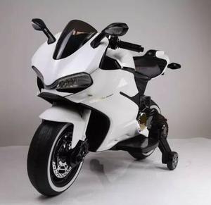 Moto Ducati A Bateria Para Niños Con Llantas Led
