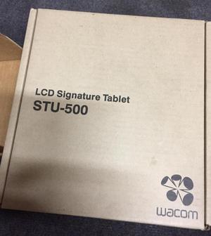 Remato Wacom signatura tablet STU500 nuevo