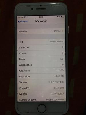 iPhone 7 Dorado 128Gb Solo Equipo