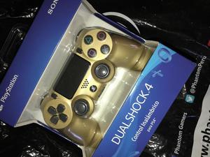 PES  SELLADO Y MANDO DUAL SHOCK 4 GOLD SELLADO