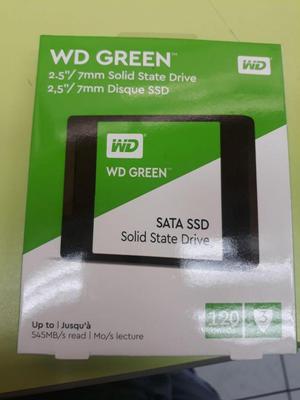 SSD SOLIDO WESTER DIGITAL 120GB VERDE