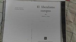 El liberalismo europeo Laski, Harold Joseph