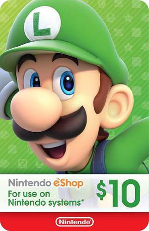 Nintendo Eshop Card - 10 Dolares - Manvicio Store - !!!