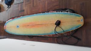 Remato Por Viaje Linda Tabla Surf Longboard 9 Pies Tri FCS