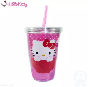 Vaso Con Tap Tomatodo Caña Hello Kitty 385 Ml