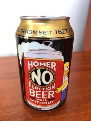 Homero Simpson Cerveza de Coleccion