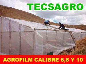 Plastico Para Invernadero Agrofilm Calibre 6, 8 Y 10