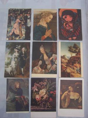 postales de arte coleccion antigua
